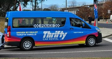 Yes, you did see it this week – that was a Thrifty police van