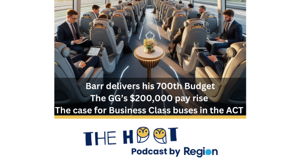 The Hoot: Pop the champagne! It's time ACT buses had business class