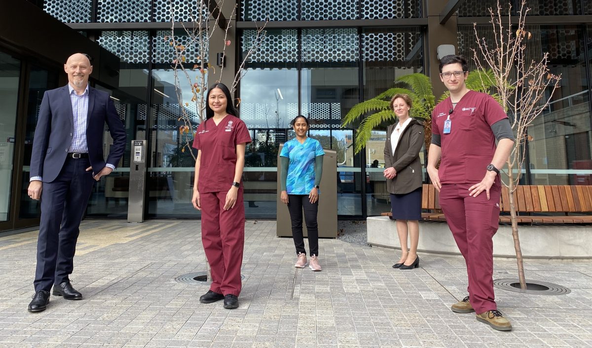 medical staff at Canberra Hospital