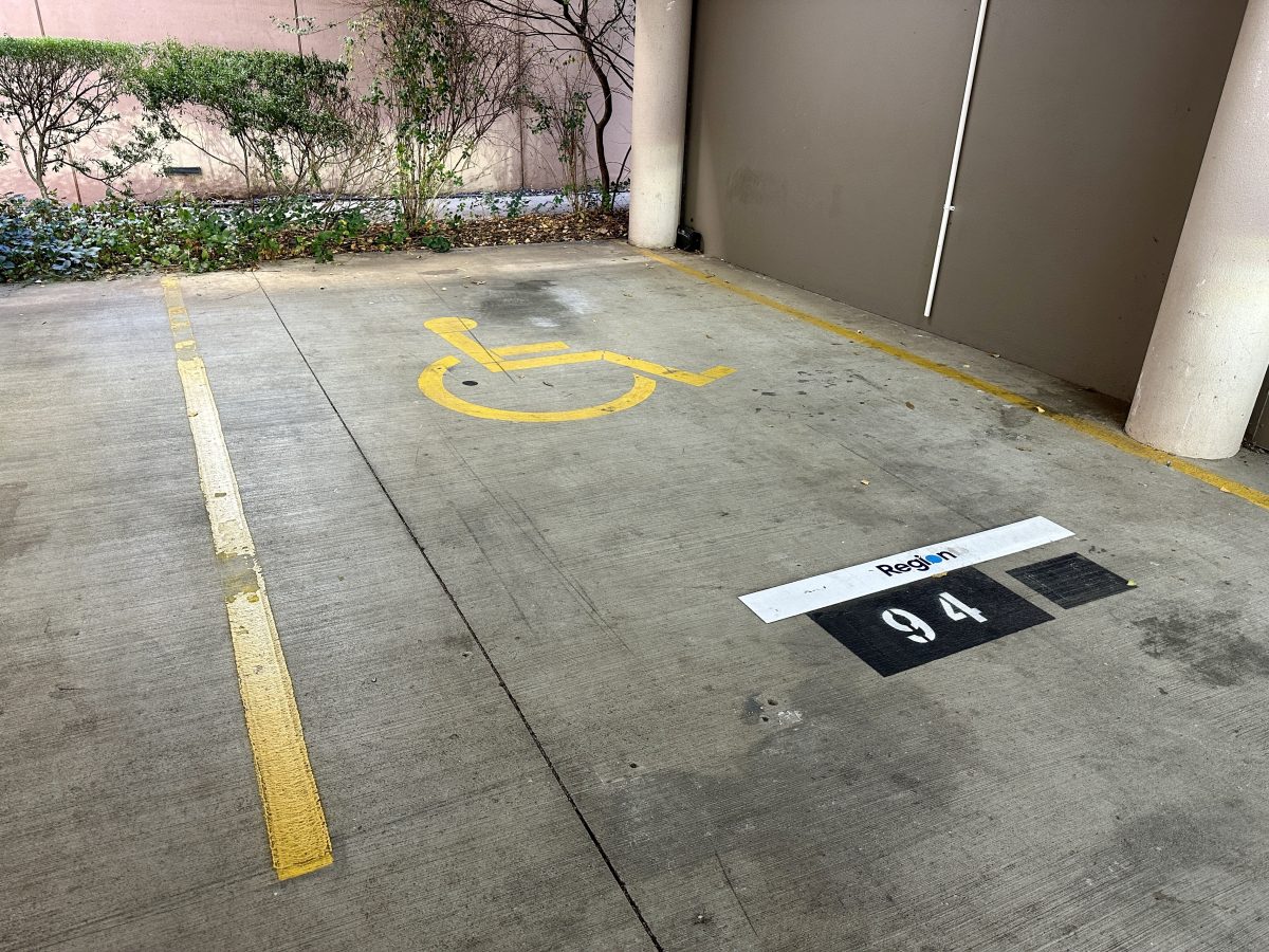 disabled parking space