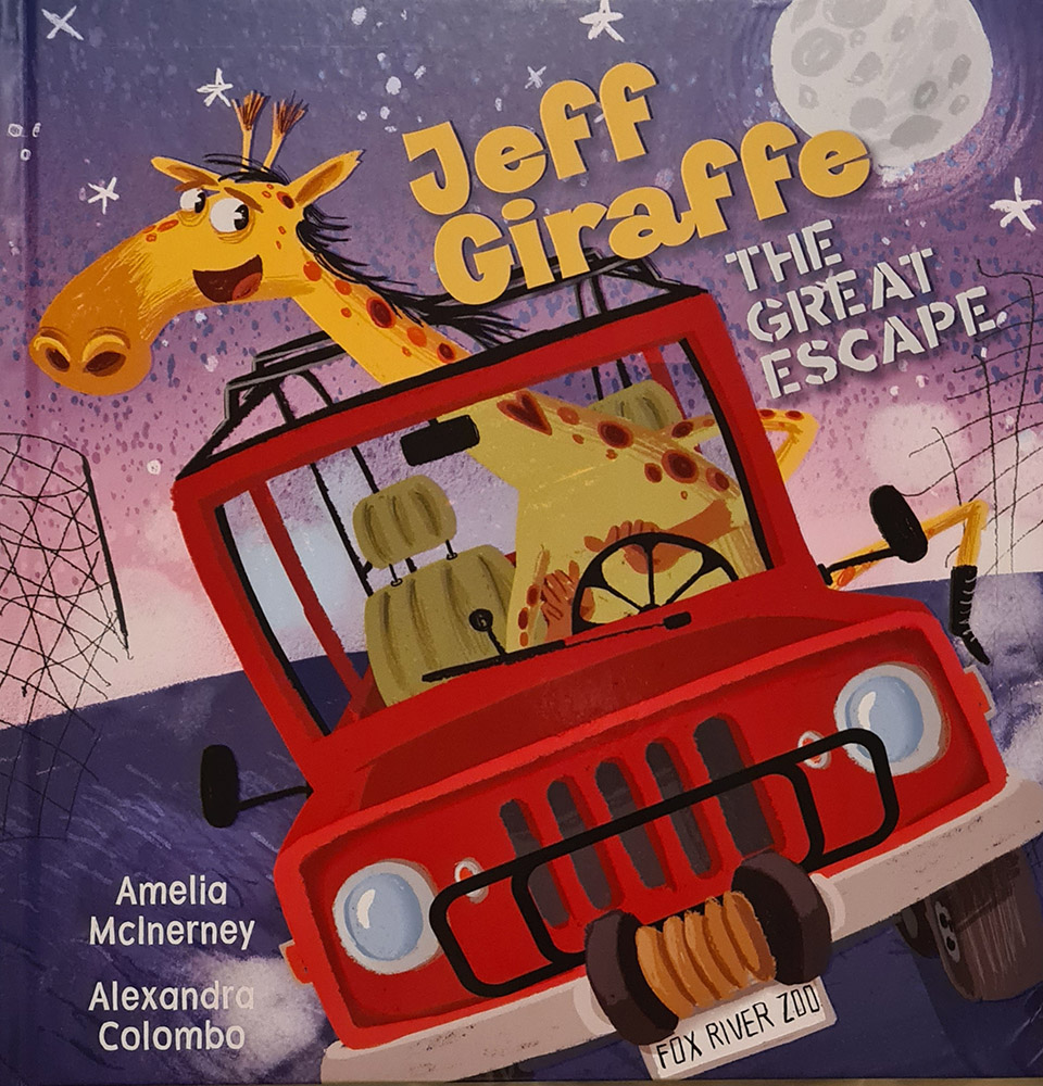 Jeff Giraffe - The Great Escape by Amelia McInerney and Alexandra Colombo.