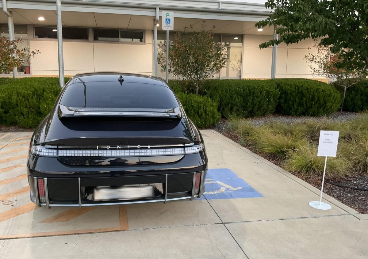 car parked in disabled parking spot