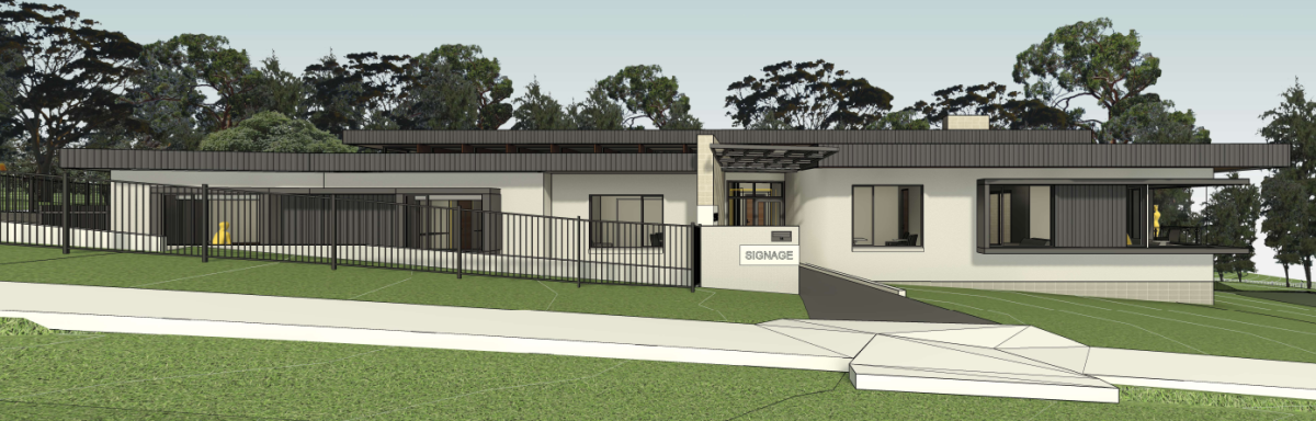 An artist's impression of the palliative respite centre at Garran.