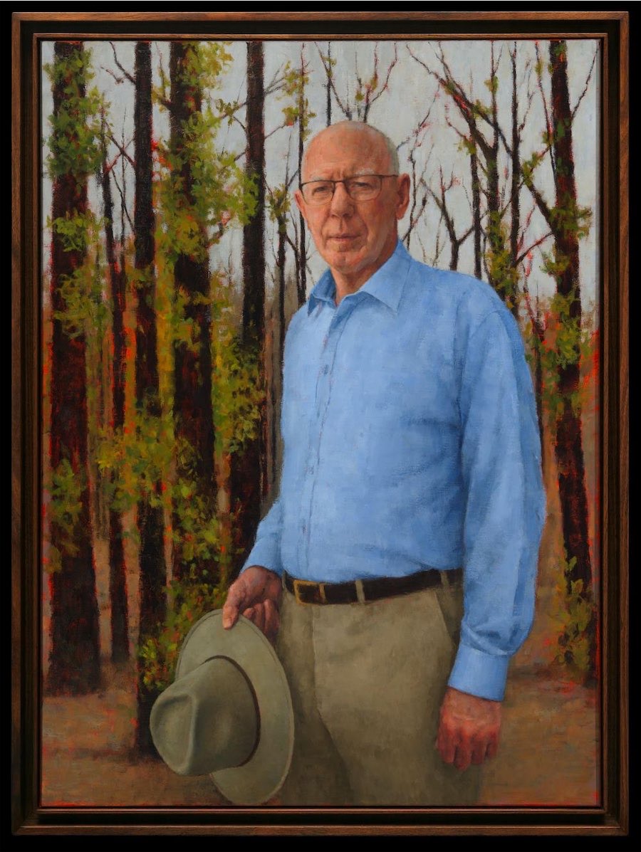 Portrait of man in the bush