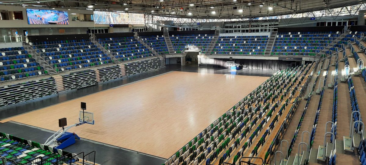 interior of AIS Arena 