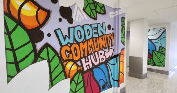 Collaboration brings a splash of colour to Woden