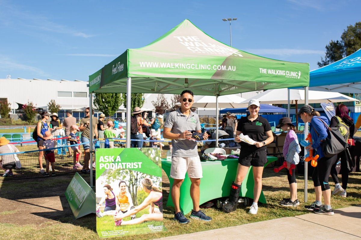 The Walking Clinic event stall