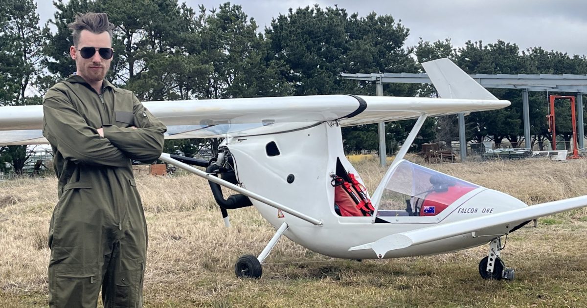 This Gungahlin guy built an aeroplane on his front lawn, and now he’s flying it | Riotact