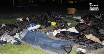 ANU staff and students don't take social justice issues lying down - except on this night