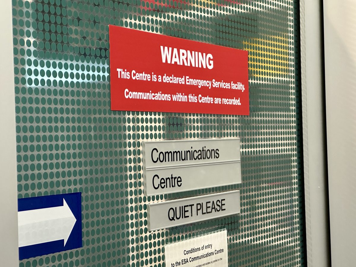 ambulance communications centre door 