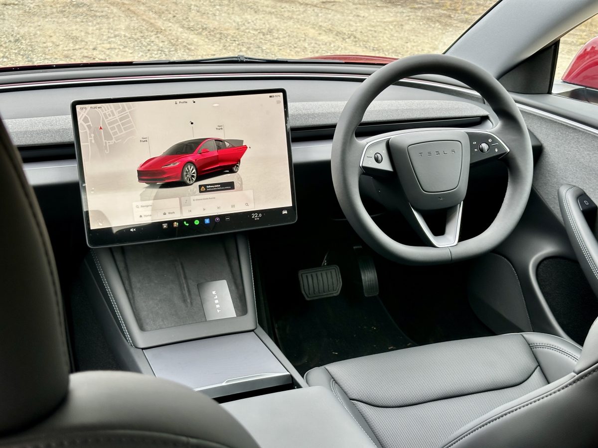 Tesla interior