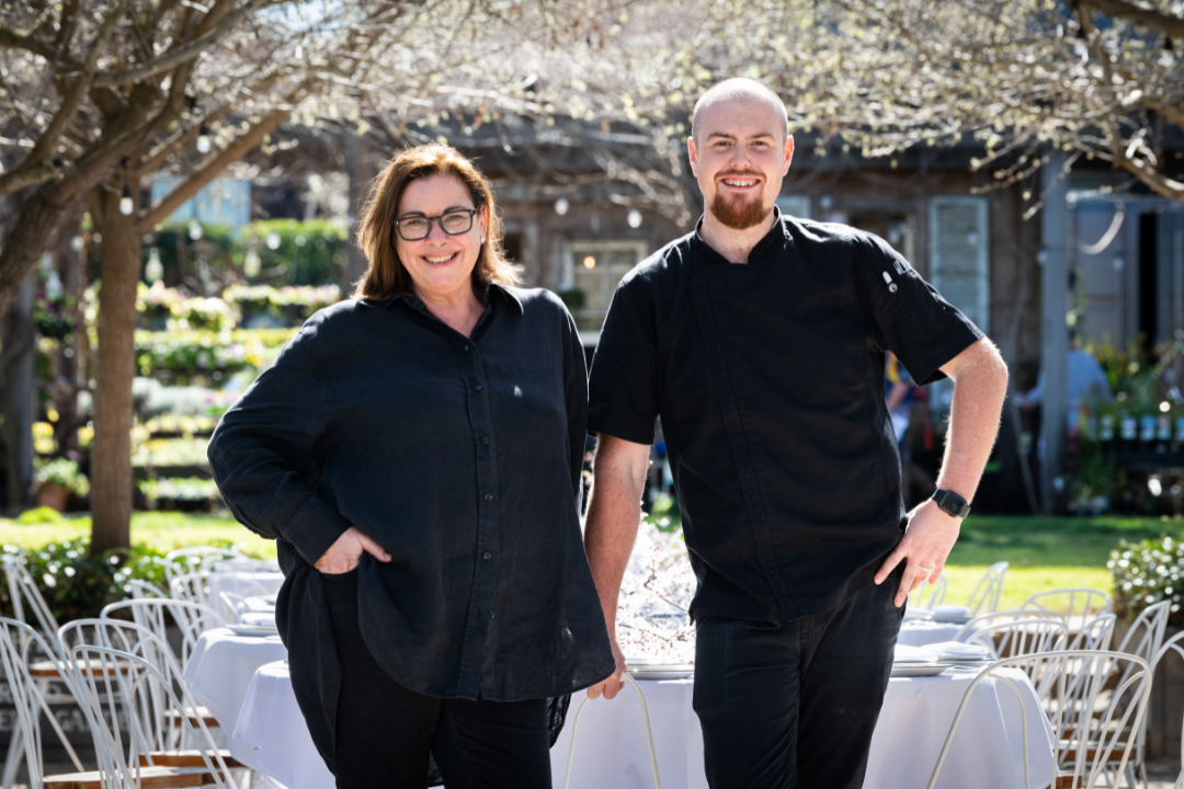 Executive Chef Anthony Davis and General Manager Leonie Sassall at the Sir George, Jugiong. 