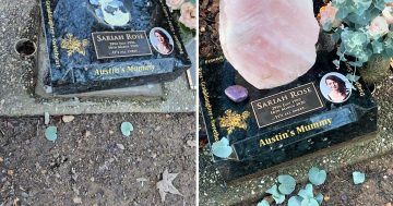 Family 'gutted' after large quartz stone stolen from gravesite in Gungahlin Cemetery