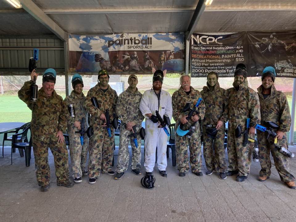 paintball team photo