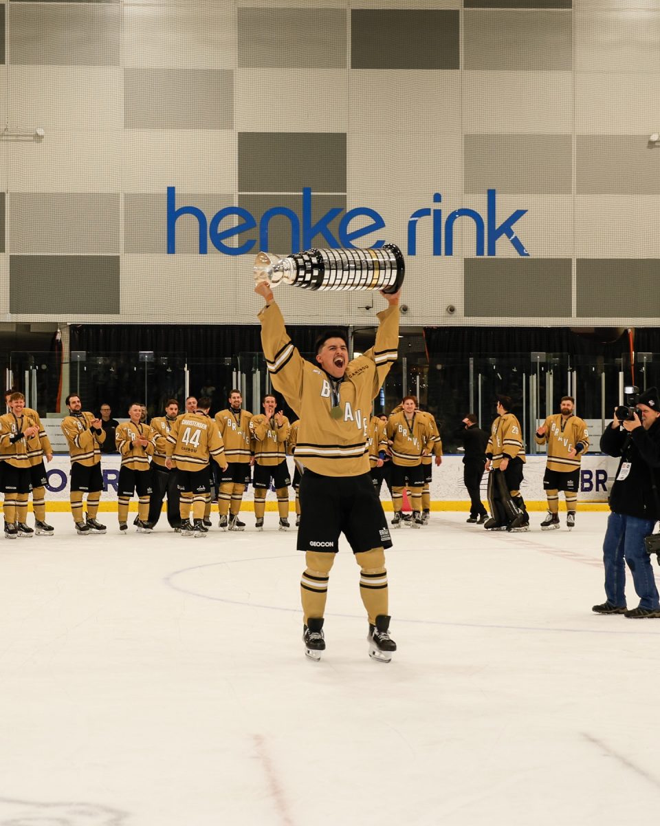 The Goodall Cup is back in the hands of the CBR Brave in 2024. Photo: Jamison O’Malley (CBR Brave Facebook).