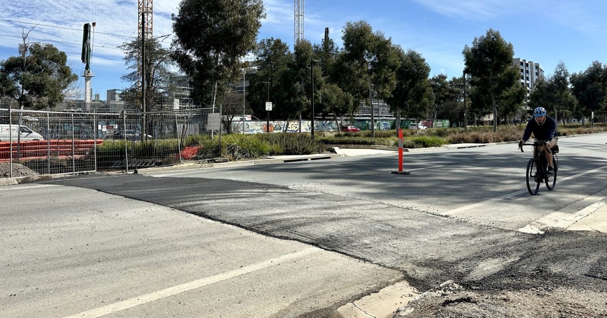 Builder issued with repair bill over ‘chunk of road missing’ along Northbourne Avenue | Riotact