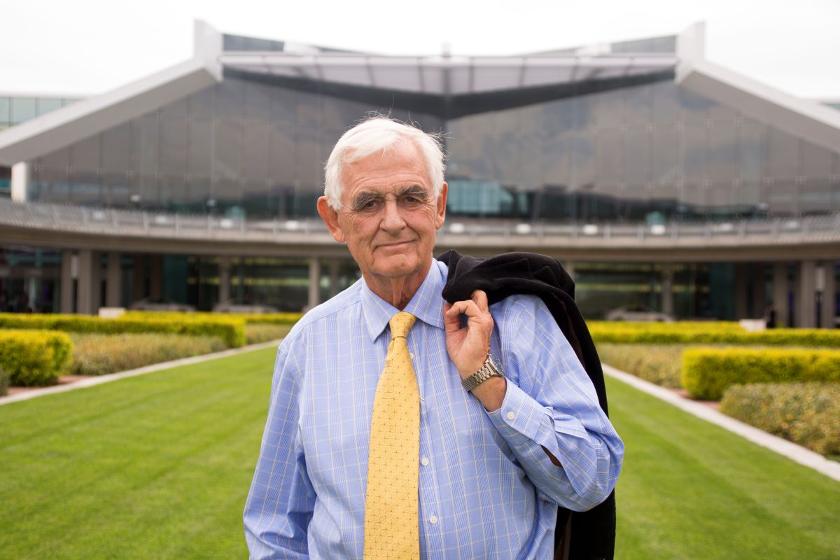 Terry Snow at the Canberra Airport