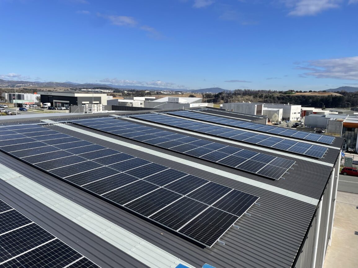 Solar on the roof of commercial buildings