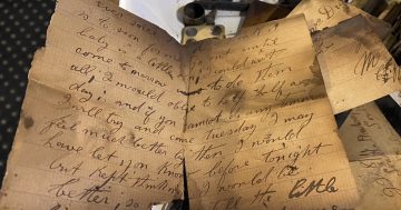 A letter from history hidden behind a hotel’s mantlepiece