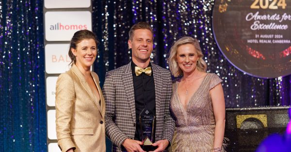 Canberra's best real estate agents turn on the glitz for annual awards night