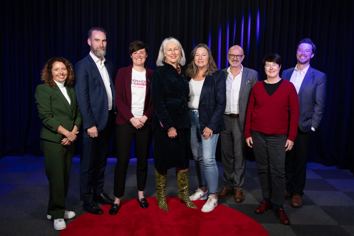 Row of panellists 