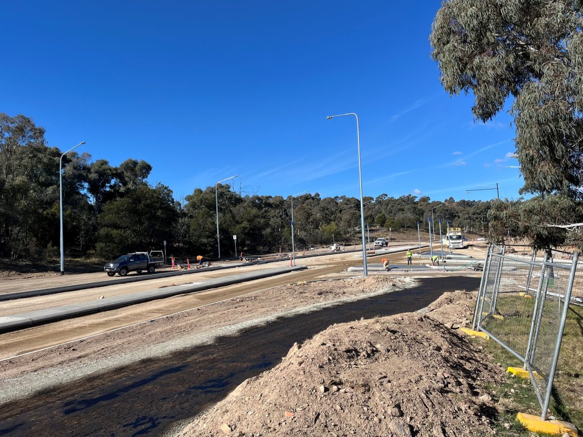 roadworks on Sulwood Drive