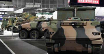 Largest ever Land Forces exhibition underway in Melbourne despite protests