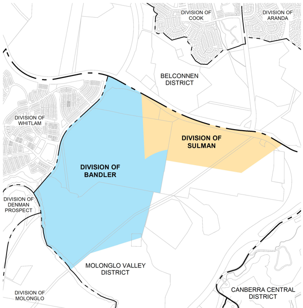 indictive map of new suburbs