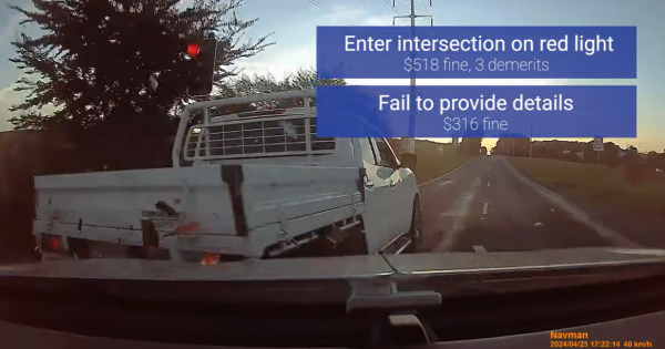 WATCH: Dashcam footage catches 54 drivers running red lights