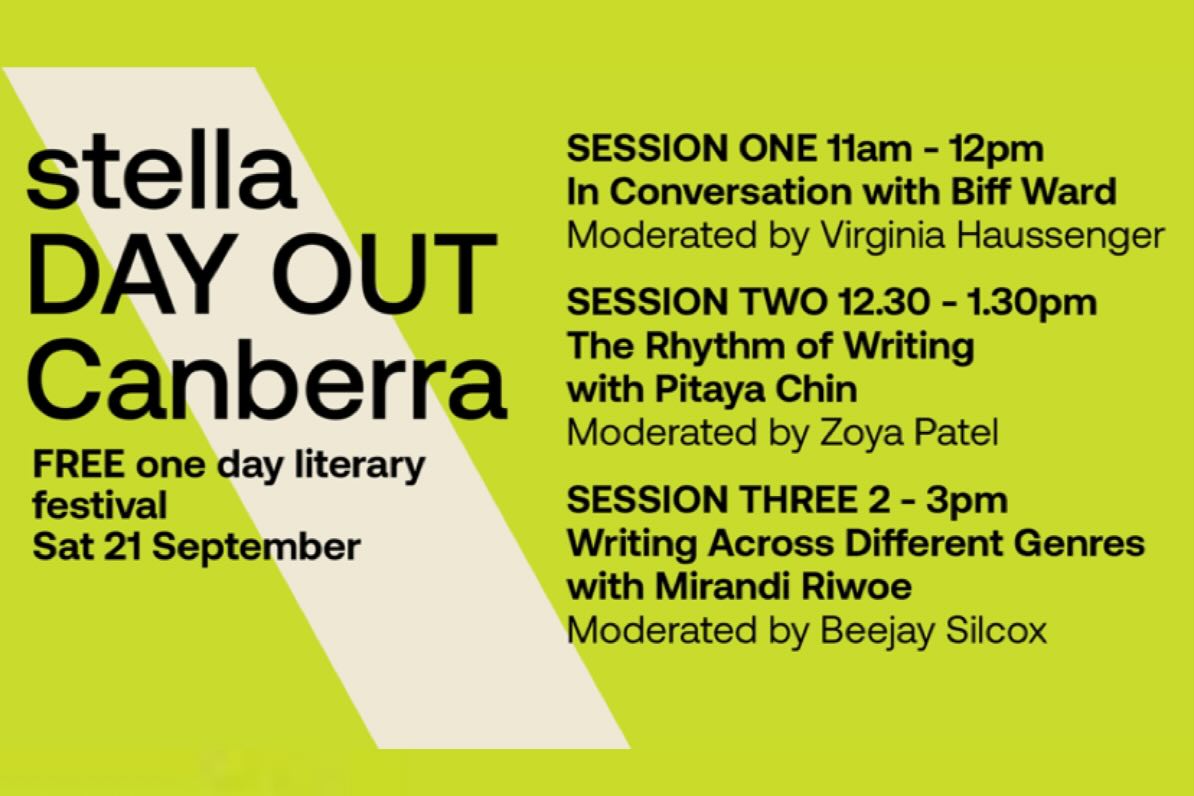 An image with information on the three sessions being held in Canberra