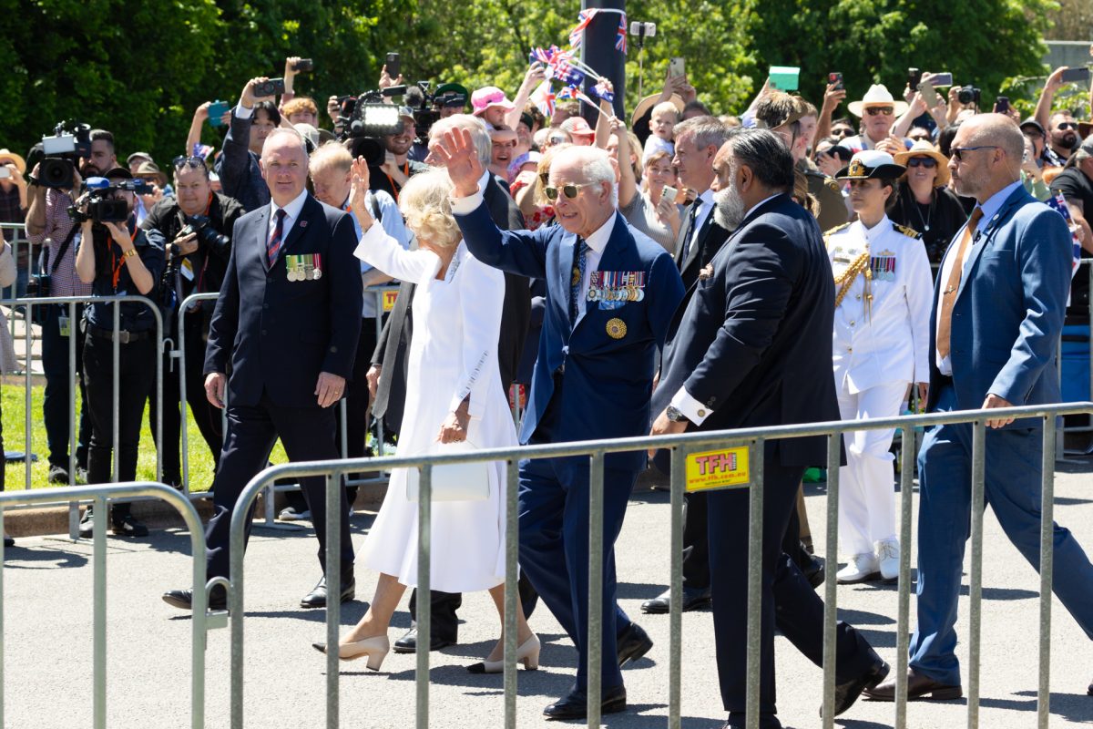 King Charles and Queen Camilla at the AWM