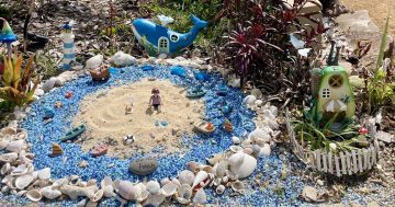 The creator of Molonglo Valley's popular 'fairy garden' has a message for visitors