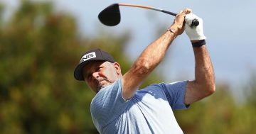 In an injury-littered career, Andre Stolz is coming back to Canberra for the ACT PGA Seniors Championship