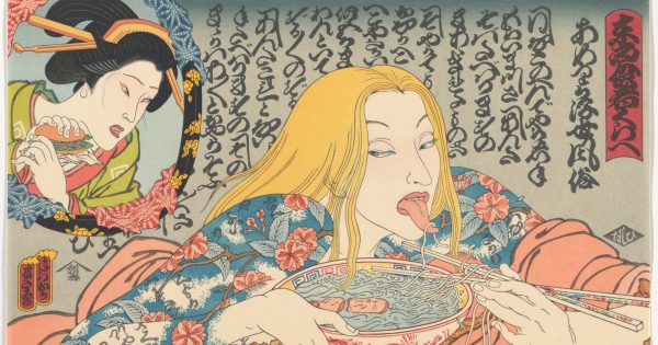 New NGA exhibition focusses on floating world of sex, theatre in Masami Teraoka art