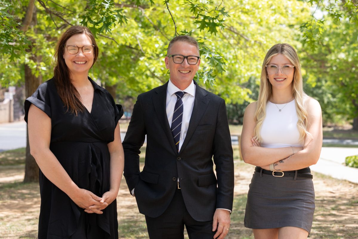 LJ Hooker Kaleen team: Melissa Hines, Tim Russell and Alyssa Bartlett 