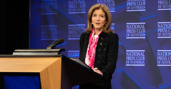 Diplomatically speaking, Caroline Kennedy let some of her views be known while saying farewell