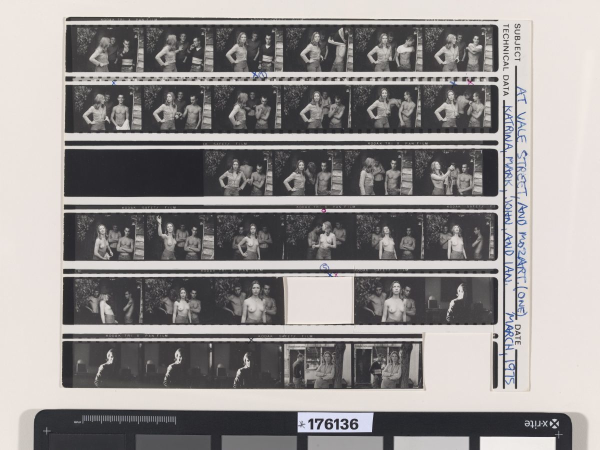 Photographic contact sheet