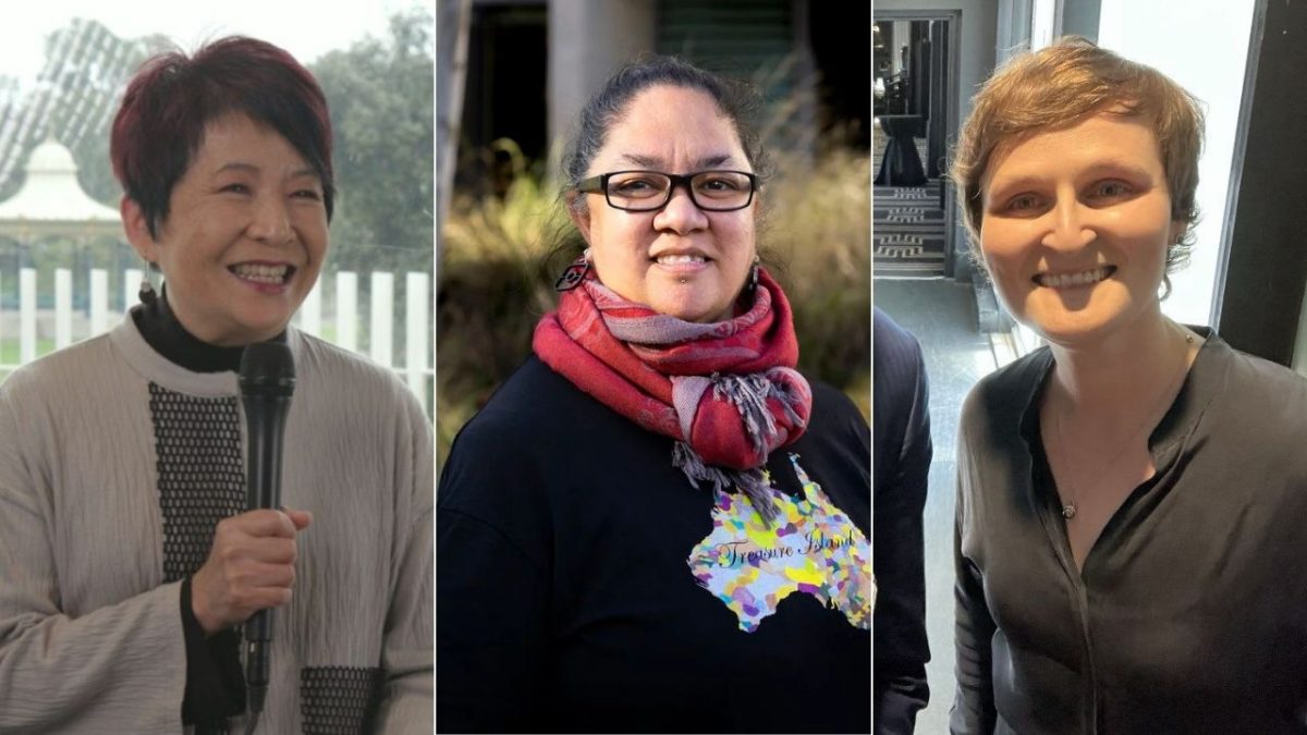 Three images compiled together: Annette Wah, Tina Baum and Stela Solar.