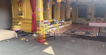 Group of men who allegedly looted two Canberra Hindu temples arrested in Yass