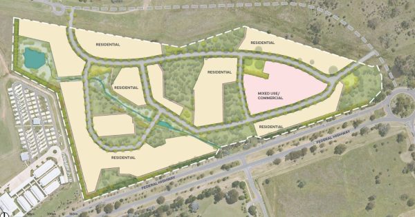 Plan for 1000-home gateway greenfield estate in north Canberra unveiled