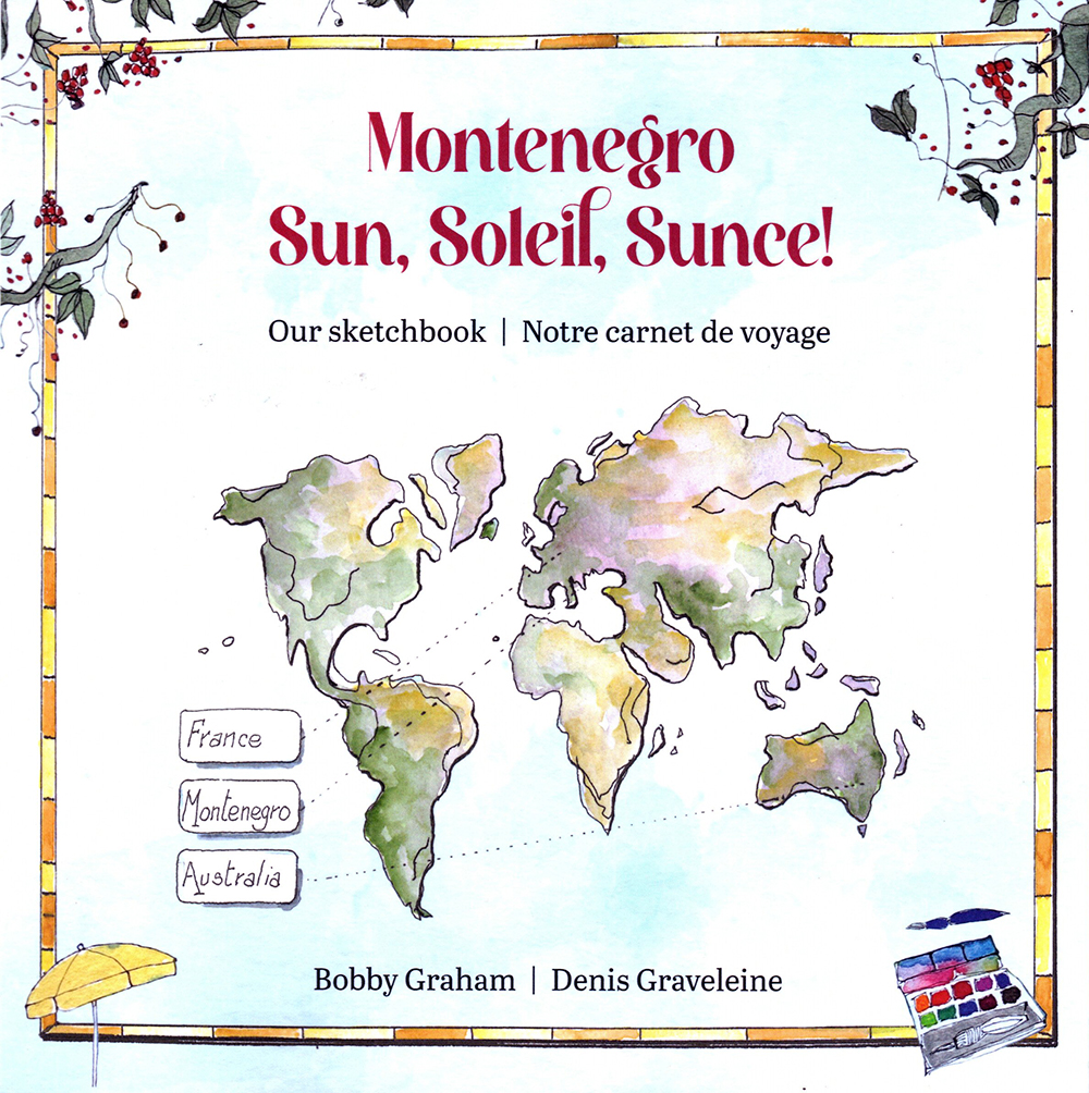 Cover of Montenegro – Sun, Soleil, Sunce by Bobby Graham and Denis Graveline