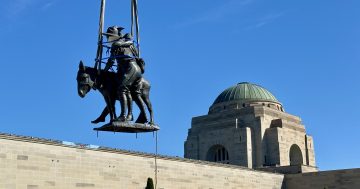 One of Australia's greatest heroes has returned to the War Memorial