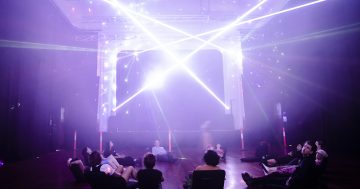 Lose yourself in light and sound in Robin Fox's hypnotic installation at the NFSA