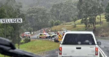 UPDATED: Kings Highway reopens after two-vehicle crash near Batemans Bay