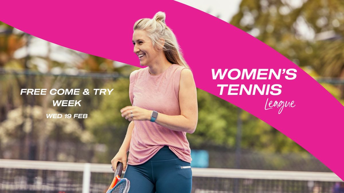 Women's League free come and try day event poster