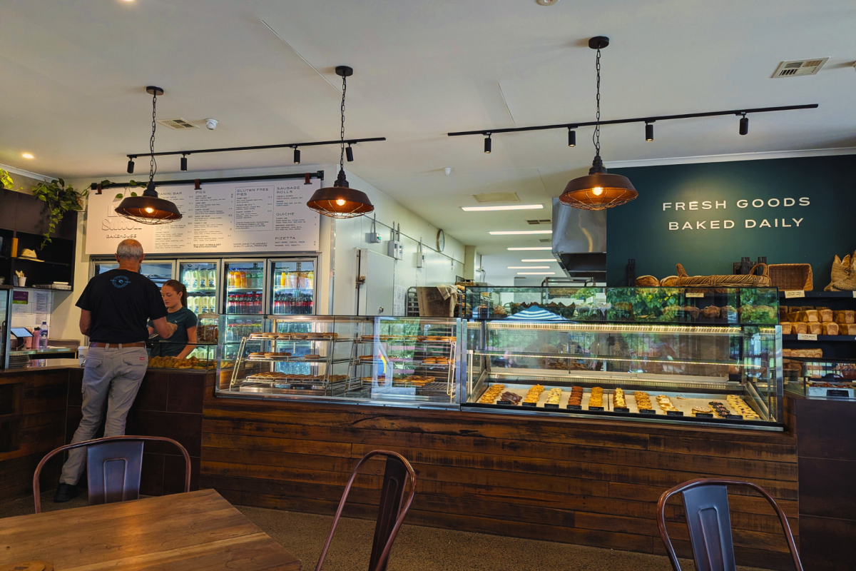 The Little Sutton Bakehouse counter