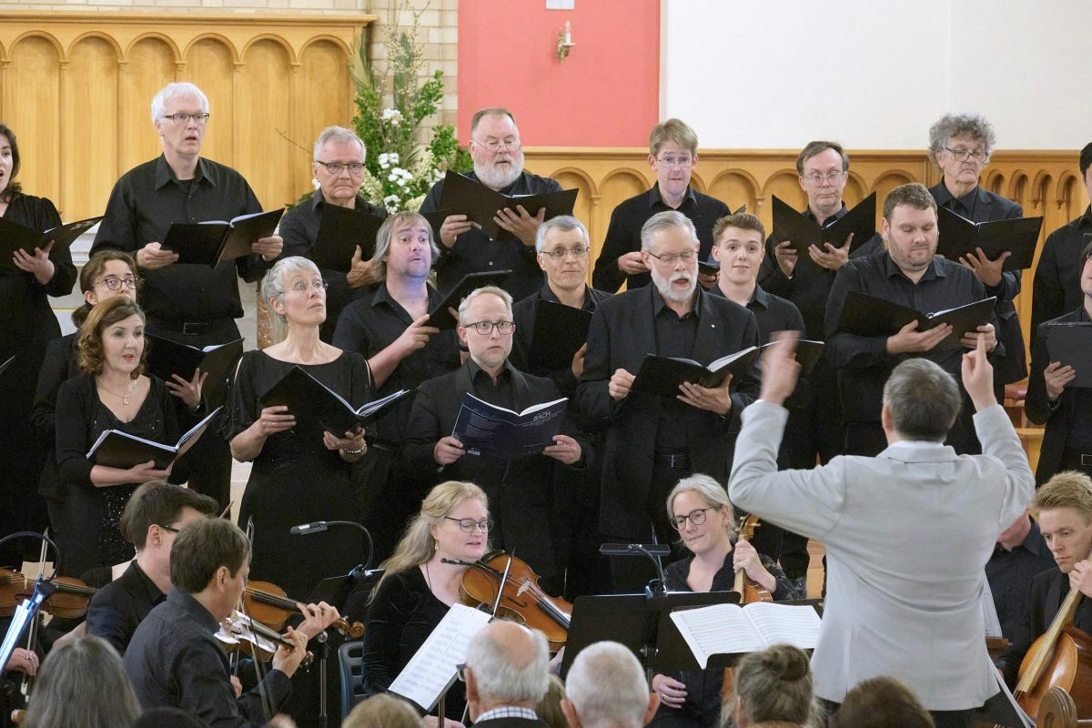 singers at the bach ensemble