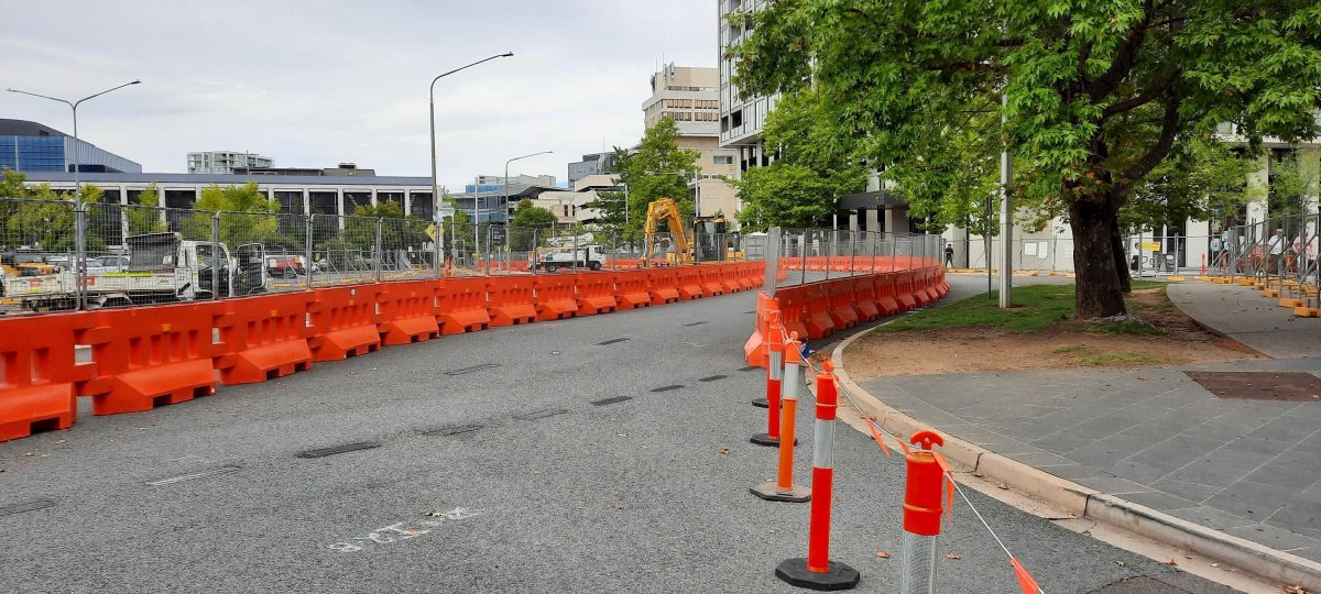 light rail construction