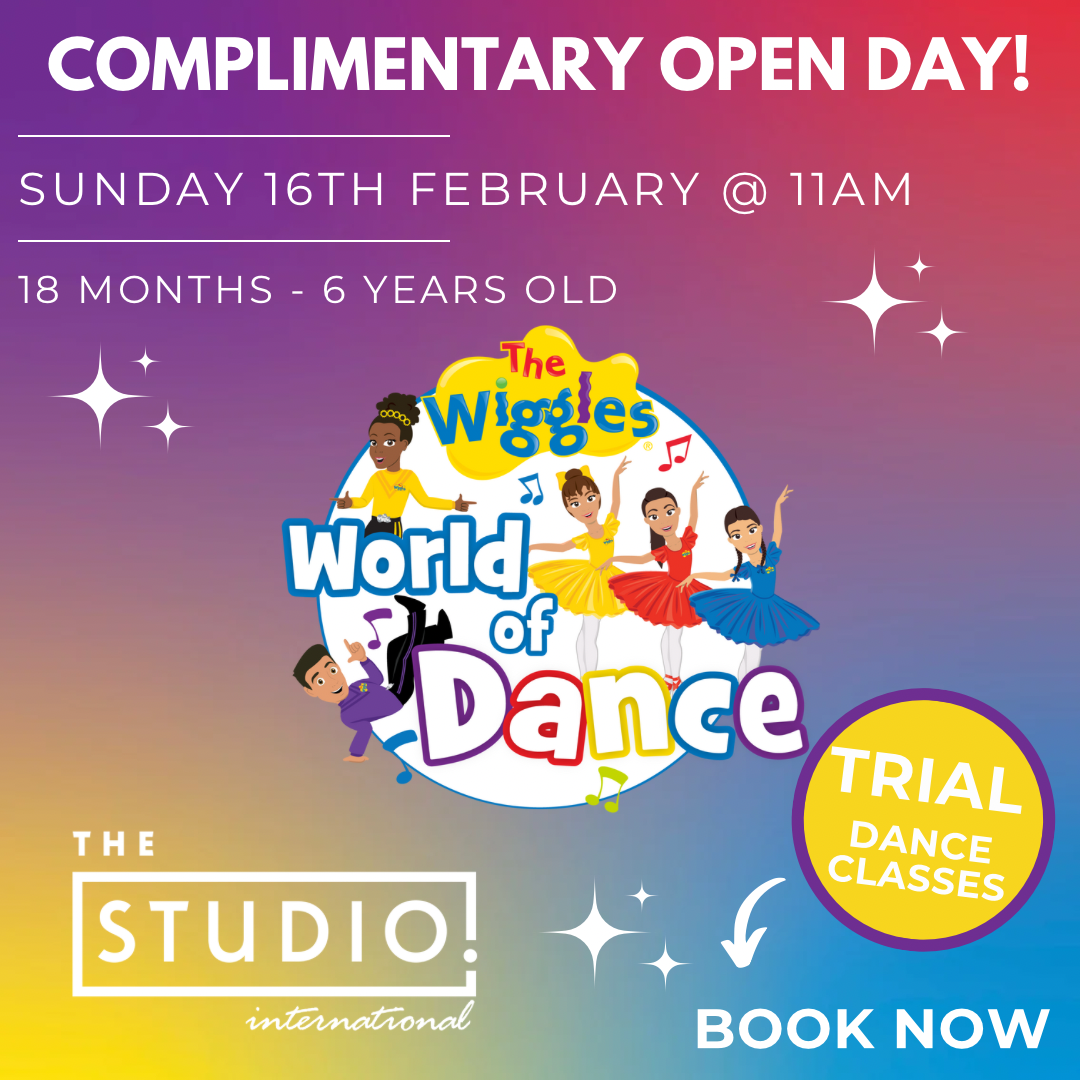 Wiggles World of Dance event poster