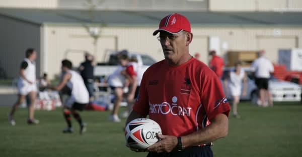 Graham Reed coaching the Vikings. Photo: Brumbies Rugby.